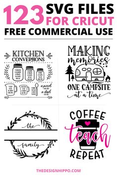 the free svg files for cricut are perfect to use on your project