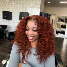 Hair Type: 100% Virgin Human Hair    Cap Construction : 5x5 Lace Closure Wig/13x4 Lace Front Wig    Cap Size : Medium /Small    Hair Density : 180%    Hair Color : Copper Colored     Hair Length : 14 - 20 InchAchieve effortless style with our Pre-Plucked Copper Colored Loose Deep Wave Wigs. Made with high-quality materials, this 13x4 Lace Front Wig offers a natural look and comfortable fit. Get ready to turn heads with its stunning reddish brown color and bouncy curls. Perfect for any occasi Loose Deep Wave, Natural Human Hair, Brazilian Remy Hair, Red Wigs, Short Bob Wigs, Lace Closure Wig, Human Hair Wig, Cap Hair, Reddish Brown