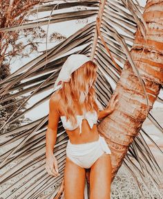 Aesthetic Bathing Suits, Peachy Aesthetic, Beach Wall Collage, Beachy Aesthetic, Aesthetic Ideas, Swim Suits, Beach Aesthetic, Wall Collage, Palm Tree