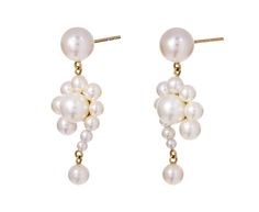 Pearl Escargot Earrings - TWISTonline Alice Cicolini, Digby And Iona, Jemma Wynne, Rebecca Overmann, Earrings Hanging, Sophie Bille Brahe, White Freshwater Pearl, Precious Gems, Lovely Jewellery