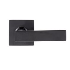 an image of a black door handle on a white background