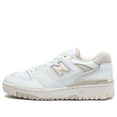 Introducing the New Balance Wmns 550 'Silver Birch', an elegant and minimal addition to your everyday wardrobe. These shoes bring contemporary style with a classic edge, combining an all-over white and cream palette with subtle detailing including perforations on the laterals and cream detailing rolling over the iconic "N" logo. The mesh heel tab found above the embossed vintage logo adds an eye catching finish, as does the comfortable print texture of their heel clip that sits above a thick white midsole and cream rubber outsole. Meanwhile, you won't miss the distinct New Balance Logo gracing both the insole, outsole, sides of the shoe and back end – ensuring that wherever you go, you'll always go in style. For minimal design with maximum impact, choose New Balance Wmns 550 'Silver Birch' New Balance Logo, Cream Palette, Balance Logo, New Balance White, N Logo, Mesh Heels, Print Texture, Cream Shoes, Silver Birch