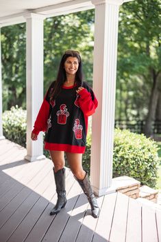 sequin uga uniform sweatshirt University Red Varsity Top For Fall, Red Tops With School Spirit For Fall, Red School Spirit Tops For Fall, Red Tops For Fall School Spirit, Red Fan Apparel Sweatshirt For Game Day, Red Game Day Sweatshirt Fan Apparel, Red Sweatshirt For Game Day In Fall, Red Sweatshirt For Game Day, Red College Sweatshirt For Fall