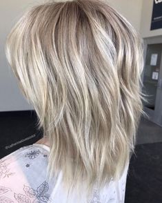 Medium Shag Haircuts For Gray Hair, Modern Layers Medium Hair, Shoulder Length Layered Shag Hairstyles, Mid Length Hairstyles Blonde, Choppy Shag Hairstyles Medium Straight, Straight Hair Choppy Layers, Mid Hair Lengths, Medium Length Wavy Hair With Layers Beachy Waves, Super Choppy Medium Hair