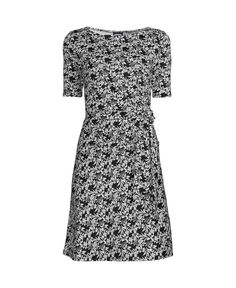 in stock Chic Bow Print Dresses For Spring, Elegant Black Dress With Bow Print, Elegant Black Dress With Graphic Print, Black Spring Dress With Bow Print, Spring Workwear Dresses With Graphic Print, Spring Black Dress With Bow Print, Black Bow Print Dress For Spring, Spring Graphic Print Workwear Dresses, Spring Knee-length Graphic Print Dress