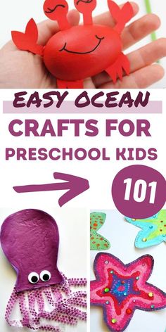 easy ocean crafts for preschoolers to make