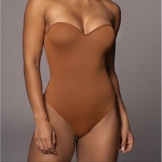 Nwt Jluxlabel Bustier Bodysuit In Mocha Size S Underwire Bodysuit With Removable Bra Pads, Stretch Bodysuit With Removable Bra Pads, Beige Shaping Bodysuit For Summer, Summer Beige Shaping Bodysuit, Summer Shaping Bodysuit In Beige, Summer Shaping Beige Bodysuit, Elegant Shaping Bodysuit In Beige, Elegant Strapless Smoothing Bodysuit, Elegant Shaping Beige Bodysuit