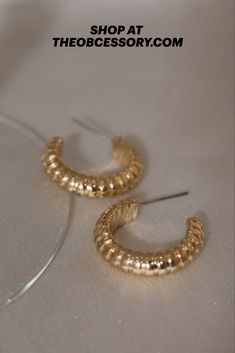 Gold Textured Hoop Earrings for Women Textured Metal Hoop Earrings For Gift, Textured Small Hoop Metal Jewelry, Hoop Earrings Aesthetic, Snake Scales, Sensitive Ears Earrings, Gold Snake Chain, Silver Sunglasses, Small Gold Hoops, Earrings Aesthetic