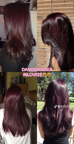 Dark Hair Colors For Pale Skin Blue Eyes, Best Hair Colours For Indian Skin, Brown To Dark Red Hair, Dark Aubergine Hair, Burgundy Hair No Bleach, Dark Purple Red Hair Color, Burgundy Hair On Curly Hair, Red On Brunette Hair, Deep Red And Black Hair