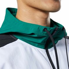 Keep fit and discover the sector's latest new releases to perform sports with the best guarantees! Purchase Men's Sports Jacket Reebok Meet You There Woven Green at the best price and enjoy a healthy life!Colour: GreenGender: MenRecommended age: AdultsType: Sports Jacket

SKU: S6497562 Breathable Casual Track Jacket For Light Sports, Casual Breathable Track Jacket For Light Sports, Sporty Track Jacket For Outdoor Sports Season, Urban Style Windproof Track Jacket For Sports, Urban Windproof Track Jacket For Sports, Sporty Breathable Windbreaker For Sports, Sporty Moisture-wicking Windbreaker For Streetwear, Casual Sports Track Jacket With Drawstring Hood, Breathable Sportswear Track Jacket For Outdoor