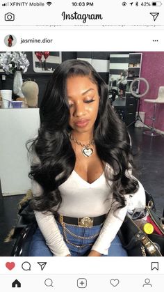 Follow @erikankansah for more💋💎 Girl Prom, Prom Hairstyle, Sewing Lace, Hairstyles Long