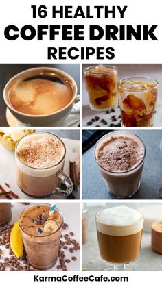 16 healthy coffee drink recipes that are easy to make and delicious for the whole family