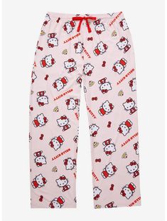 Hello Kitty Pants, Kitty Clothes, Hello Kitty Clothes, Cute Pjs, Cute Pajama Sets, Hello Kitty Drawing, Hello Kitty Birthday, Teenage Fashion, Hello Kitty Pictures