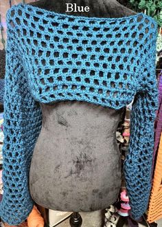 Handmade Crochet Bolero Summer Shrug. End of season sale. Limited colors available. All colors will return next spring.  Fits small, medium, large. I can make any custom designs. Feel free to send me a message.