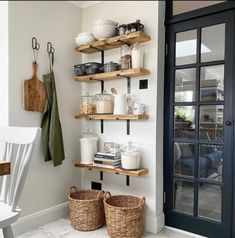 the kitchen is clean and ready to be used for cooking, baking, and eating