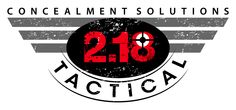 Concealment solutions. Tactical 2.18 Logo design with a target look and a retro feel. Really Cool Stuff