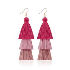 The new fringed earrings are extremely beautiful, and can be matched with any long skirt and hairstyle to add extra points to your look! Product Information: Length: 10.5cm Weight: 10.5g Elegant Summer Tassel Chandelier Earrings, Elegant Summer Chandelier Earrings With Tassels, Red Fringe Tassel Earrings For Summer, Summer Latkan Tassel Dangle Earrings, Summer Tassel Dangle Earrings, Elegant Red Tassel Earrings For Summer, Bohemian Fringe Chandelier Earrings For Party, Summer Latkans Tassel Dangle Earrings, Summer Tassel Dangle Earrings With Latkans