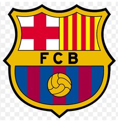 the emblem of barcelona's soccer team, which is currently in its official colors