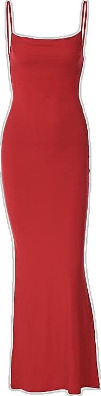 Trendy Fitted Solid Color Maxi Dress, Fitted Red Maxi Dress, Fitted Halter Neck Maxi Dress In Solid Color, Solid Color Backless Midi Dress, Trendy Solid Maxi Dress, Trendy Solid Color Maxi Dresses, Trendy Solid Color Maxi Length Dresses, Trendy Solid Maxi Length Dresses, Trendy Fitted Halter Neck Maxi Dress