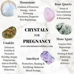 crystals for pregnant women info sheet