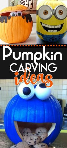 pumpkin carving ideas for kids to make