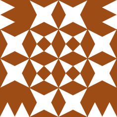 an orange and white pattern with stars