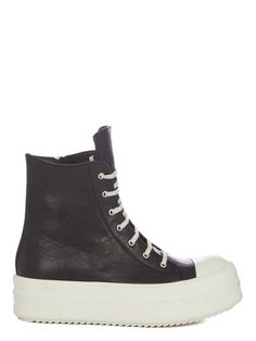 RICK OWENS - SHOES Rick Owens Shoes, Rick Owens Sneakers, Rick Owens Women, Grain Texture, Shark Tooth, Black Milk, Marine Serre, Natural Wax, St Michael