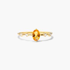 14K Yellow Gold Citrine Oval and Diamond Birthstone Ring-8345711y14 Classic Yellow Gold Topaz Ring With Gemstone Accents, Elegant 14k Gold Yellow Diamond Ring, Elegant Yellow 14k Gold Diamond Ring, Elegant 14k Gold Topaz Birthstone Ring, Elegant Amber Topaz Ring, Elegant Citrine Rings For Formal Occasions, Elegant Birthstone Ring With Gemstone Accents, Classic Gold Topaz Ring With Accent Stones, Elegant Amber Rings With Gemstone Accents