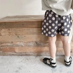 Add a playful touch to your little girl's summer wardrobe with our Girls Polka Dot Shorts! 🌸👧 Perfect for girls aged 1-6 years, these casual shorts are crafted from soft, breathable cotton, ensuring comfort during all her sunny adventures. The cheerful polka dot pattern adds a fun and stylish element, making these shorts a standout piece. Designed with a loose fit and an elastic waist, they provide easy wear and a comfortable fit that stays true to size. Whether she's playing at the park, having a picnic, or just lounging at home, these mid-rise shorts will keep her looking cute and feeling great all summer long! ☀️🌼 Specifications: Season: Summer Age Range: 1-6 years Gender: Girls Material: Cotton Item Type: shorts Fit: Fits true to size, take your normal size Style: Casual Closure Typ Cute Summer Playwear Shorts, Cotton Bottoms For Summer Playwear, Summer Cotton Bottoms For Playwear, Playful Summer Shorts, Cotton Playtime Shorts, Cotton Shorts For Playtime, Playful Bottoms For Summer Playwear, Playful Shorts For Summer Playtime, Playful Summer Bottoms For Playwear