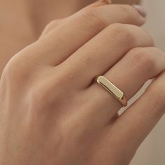 Material: Gold Carat: 14K (585) Solid Gold 14k Solid Gold Signet Ring, Minimalist Custom Signet Ring, Personalized Signet Ring, Minimalist Designed, Engraved Signet Ring for Women Ring Details 14K Solid Gold Plated is not gold it is real solid gold Gold Color Options; - 14k Yellow Gold, - 14k White gold, - 14k Rose Gold, - All products are made to order in Turkey. - This product is sleek and stylish. It is produced carefully to make you and your loved ones happy. Prepared with love and experienc Womens Gold Signet Ring, Slim Signet Ring, Women's Signet Ring, Signant Ring Women, Mini Signet Ring, Women Signet Ring, Minimalist Stackable Open Initial Ring, Minimalist White Gold Open Signet Ring, Minimalist Engraved Ring With Polished Finish