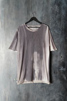 Naturally dyed cotton top. Loose fit dystopian distressed long t-shirt. Seamless sleeves and bottom. Fabric is hand dyed using organic plant matter. Each piece is dyed individually and no two can ever be the same. One size Measurements: Chest: 120 cm / 47.2'' Waist: 114 cm / 44.9'' Shoulders: 58 cm / 22.8'' Sleeve: 30 cm / 11.8'' Length: 84 cm / 33'' One of the kind top! #129 Long Tshirt, Made Clothing, Naturally Dyed, Cotton Tops, Slow Fashion, Hand Dyeing, Cotton Tshirt, Loose Fitting, Tee Shirts