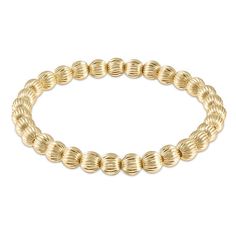 Dignity Gold 6mm Bead Bracelet | Enewton® Wrist Jewelry, Classic Bracelets, Wardrobe Pieces, Gold Bead Bracelets, Beauty And Skincare, Birthday List, Gold Pattern, Boutique Design, Classic Gold