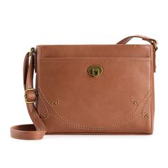 This Frye & Co. Teagan crossbody for women combines heritage styling with a contemporary finish.This Frye & Co. Teagan crossbody for women combines heritage styling with a contemporary finish. How do you accessorize? Check out our ACCESSORIES GUIDE for essential tips to elevate your style with must-have accessories.DETAILS Crossbody bag 7.5" H x 9.5" W x 2.25" D Adjustable strap length: 24" Adjustable crossbody strap Zipper closure Interior: 1 zip pocket, 2 slip pockets Exterior: 1 back slip poc Accessories Guide, Heritage Fashion, Crossbody Strap, Handbag Accessories, Whiskey, Women's Accessories, Zip Pockets, Crossbody Bag, Adjustable Straps