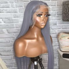 Grey Hair Color Silver, Beyonce Hair, Remy Wigs, Straight Human Hair Wigs, Full Lace Front Wigs, Red To Blonde, Blonde With Pink, Remy Hair Wigs, Silver Hair Color