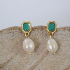 Wow picks! Emerald green Baroque Pearl Earrings,Pearl Drop Earrings ,Vintage Style Pearl Jewelry, Anniversary Gift,Christmas gift, mothers day gift at €29.90 Choose your wows. 🐕 #HandmadeJewelry #BridalEarrings #GiftForHer #PearlDropEarrings #MinimalistEarrings #PearlEarrings #BaroquePearl #PearlJewelry #DangleEarrings #titanium Green Pearl Earrings For Gift, Green Pearl Earrings As Gift, Green Pearl Drop Earrings As Gift, Green Pearl Drop Earrings For Gift, Vintage Pearl Drop Earrings As Gift, Vintage Pearl Drop Earrings For Gift, Handmade Green Pearl Earrings For Gift, Gold Pearl Drop Earrings For May Birthstone, Nickel-free Vintage Pearl Earrings As Gift