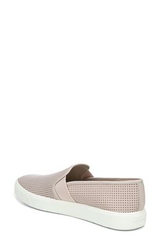 Go for mod metropolitan style with a slip-on sneaker sporting dual-inset elastic gores and a flexible white sole. Leather, synthetic or textile upper/leather lining/rubber sole Imported Perforated Leather, Fabric Gift Bags, Nordstrom Store, Anniversary Sale, Nordstrom Rack, Slip On Sneaker, Womens Sneakers, Slip On, Nordstrom