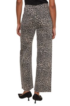 Unleash your wild side with our Strut Like U Mean It Pants in trendy cheetah print! These statement-making pants will have you feeling confident and bold wherever you go. The striking print adds a touch of sass to any outfit, while the comfortable fit will keep you feeling fabulous all day long. Make a fierce fashion statement with Strut Like U Mean It Pants! Model is 5'10 and wearing a size S 98% Cotton 2% Spandex Hand wash cold Lay flat to dry Leopard Print Wide Leg Bottoms With Relaxed Fit, Casual Full Length Leopard Print Pants, Stretch Wide Leg Leopard Print Pants, Trendy Relaxed Fit Leopard Print Bottoms, Fall Straight Leg Leopard Print Pants, Stretch Leopard Print Wide Leg Bottoms, Stretch Wide Leg Leopard Print Bottoms, Casual Leopard Print Wide-leg Pants, Casual Wide-leg Leopard Print Pants