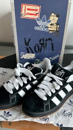 Korn Shoe, Korn X Adidas Shoes, Korn Adidas Shoes, Korn X Adidas, Korn Campus, Korn Adidas, Campus 00s Black, Black Campus, Campus 00