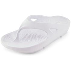 Head out to the beach or park in soft comfort with these cushioned sandals featuring an easygoing slip-on design. From Floopi. Comfortable Slip-resistant Summer Slippers, Lightweight White Sandals For Beach, White Light Beach Sandals, Comfortable Lightweight Flip Flops For Vacation, Comfortable Arch Support Flip Flops For Beach Season, Comfortable Toe Post Flip Flops For Beach, Comfortable Summer Sandals With Gel Cushioning, Ergonomic Sandals With Gel Cushioning For Summer, Comfortable Lightweight Flip Flops For Beach