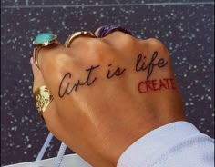 Art Is Life, Cute Hand Tattoos, Pretty Hand Tattoos, Tattoos For Black Skin, Red Ink Tattoos, Dope Tattoos For Women, Cute Tattoos For Women, Badass Tattoos, Discreet Tattoos