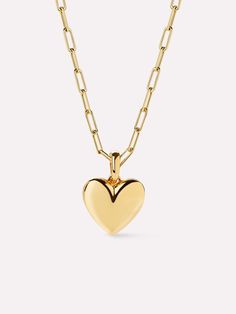 Heart Locket - Mabel Locket Dainty Heart Pendant Locket Necklace With Delicate Chain, Everyday Gold Plated Heart Charm Necklaces, Everyday Gold-tone Heart Charm Necklace, 14k Gold Heart Locket Necklace With Heart Charm, Dainty Heart Charm Pendant Chain Necklace, Dainty Heart Pendant Charm Necklace With Cable Chain, Gold-tone Heart Charm Necklace, Dainty Yellow Gold Locket Necklace With Adjustable Chain, Gold-tone Heart Necklace With Delicate Chain