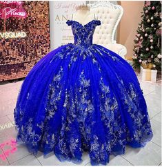 Royal Blue Dresses Quinceanera, Quince Royal Blue Dress, Dark Royal Blue Quinceanera Dresses, Royal Blue And Silver Quinceanera Dresses, Navy Blue Quinceanera Dress, Royal Blue Decorations For Quince, Royal Blue And Silver Quinceanera Dress, Quinceanera Royal Blue Theme, Traditional Quinceanera Dresses