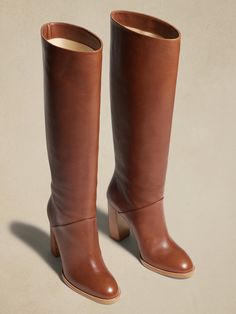 Lorca Leather Boot | Banana Republic Cognac Boots Outfit, Pretty Senior Pictures, Boot Quotes, Cognac Boots, Hermes Kelly Bag, Kelly Bag, Leather Boot, Brown Leather Boots, Professional Outfits