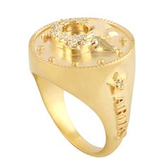 Modern style Diamond jewelry, this ring is made of gold and diamond material and is capable of reflecting some light to produce a natural glow, which is a unique feature found only in premium jewelry. Info- This Ring are handmade in 14k Yellow Gold: 9. 624 grams and Diamond: 0.08 cts (ING-10870)  Care- This jewelry is made by hand featuring detailed workmanship. Be careful to avoid dropping or banging as physical impacts can result in damage to the pieces including stones falling off. To care fo Gold Celestial Diamond Ring With Vvs Clarity, Luxury Engraved Ring With Rose Cut Diamonds, Luxury Yellow Gold Diamond Initial Ring, Luxury Gold Diamond Ring With Si Clarity, Luxury Engraved Ring With Single Cut Diamonds As Gift, Luxury Engraved Open Ring With Vs Clarity, Celestial Gold Diamond Ring With Vs Clarity, Celestial Rings With Diamond Accents For Promise, Celestial Style Promise Rings With Diamond Accents