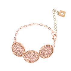 Rose Gold swarovski bracelet  #pinkpanache #pinkpanachetx #handmaid #rosegold #swarovski Swarovski Bracelet, Things I Want, Gold Necklace, Rose Gold, I Want