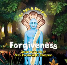 an advertisement for the hindu festival, forgivenes based on the life of shri parshmagh bhagavan