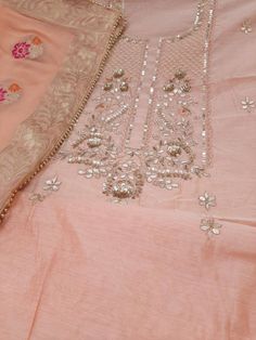 Item Overview ATHARVA Hand Embroidered Salwar Kameez/ Beautiful Embroidered Neck Peach w/Elegant Meenakari Banarsi Silk Dupatta/Bridal Trousseau- Dno. CH1622 Fabric: * Shirt Chanderi Silk 2.5 Mts, * Dupatta: Banarsi Silk Dupatta- Meenakari work- Latkans Tassels * Bottom Santoon 2.5 Mts. Excusive Hand Embroidered Party Wear Punjabi Suit. Customization: * Fabrics: Designs Can be made in different Fabrics. * Stitching Available Care: *Dry Clean/ Avoid direct Ironing on Embroidery Part. *Lining is r Unstitched Orange Sharara With Mirror Work, Orange Resham Embroidery Churidar, Unstitched Orange Salwar Kameez With Gota Work, Orange Chanderi Sharara With Mirror Work, Semi-stitched Orange Churidar With Zari Work, Unstitched Orange Chinon Salwar Kameez, Designer Orange Dupatta With Mirror Work, Embroidered Orange Salwar Kameez With Straight Kurta, Unstitched Embroidered Orange Churidar