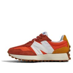 New Balance 327 YS327CLA (SNKR/Big Kid) New Balance 327, Big Kid, Orange Yellow, Big Kids, New Balance, Orange, Yellow