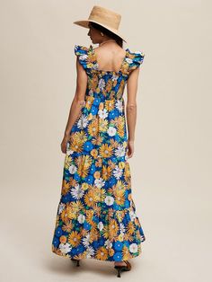 The Part Flower Dress is a summer standout! It's easy, breezy and cute for any summer or early fall occasion! The print is just so happy and we love the combination of colors. We know you'll love this easy to wear maxi dress! Self 100% cotton Lining 100% Polyester Ditsy Floral Print Maxi Dress For Garden Party, Vacation Ditsy Floral Print Maxi Floral Dress, Vacation Maxi Floral Dress With Ditsy Print, Vacation Floral Dress With Ditsy Print In Maxi Length, Summer Floral Maxi Dress For Brunch, Ditsy Floral Print Maxi Sundress For Day Out, Maxi Length Ditsy Floral Sundress For Day Out, Ditsy Floral Print Maxi Sundress, Flowy Ditsy Floral Print Maxi Dress For Beach