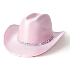 PRICES MAY VARY. 【Material】These glitter space cowgirl hats are crafted from premium polyester material with fun metallic taste, ensuring a lightweight and soft feel, along with excellent durability to maintain their shape 【Perfect Size】This sparkly cowboy hat fits most adults men and women with an adjustable strap inside. Circumference: 57-59cm/22.4-23.2"; Brim Width: 7-7.5cm/2.7-2.9"; Hat Height: 11cm/4.33". It's a one-size-fits-all solution for your convenience 【Vibrant Colors】The glitter neo Pink Cowgirl Accessories, Sparkly Cowboy Hat, Pink Cowgirl Hats, Disco Cowgirl Hat, Pink Cowgirl Hat, Megan Moroney, Pink Cowboy Hat, Cowgirl Accessories, Disco Cowgirl